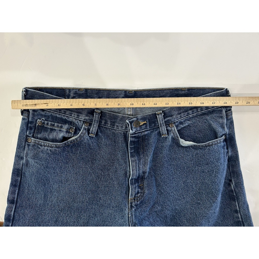 Wrangler Mens Jeans 36x32 Five Star Premium Relax Fit Medium Wash Denim Workwear - Picture 9 of 11